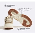 thumbnail image 5 of LUCKY STEP Lace Up Mesh Lightweight Fashion Sneakers Casual Shoes,Gold,Womens, 5 of 11