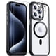 thumbnail image 2 of Temdan Funda Magnética para iPhone 15 Pro Max Transparente, [Compatible con Magsafe][2 Piezas Protector de Pantalla de Vidrio+Protector de Lente de Cámara] [No Amarillea] Delgada a Prueba de Golpes pa, 2 of 4