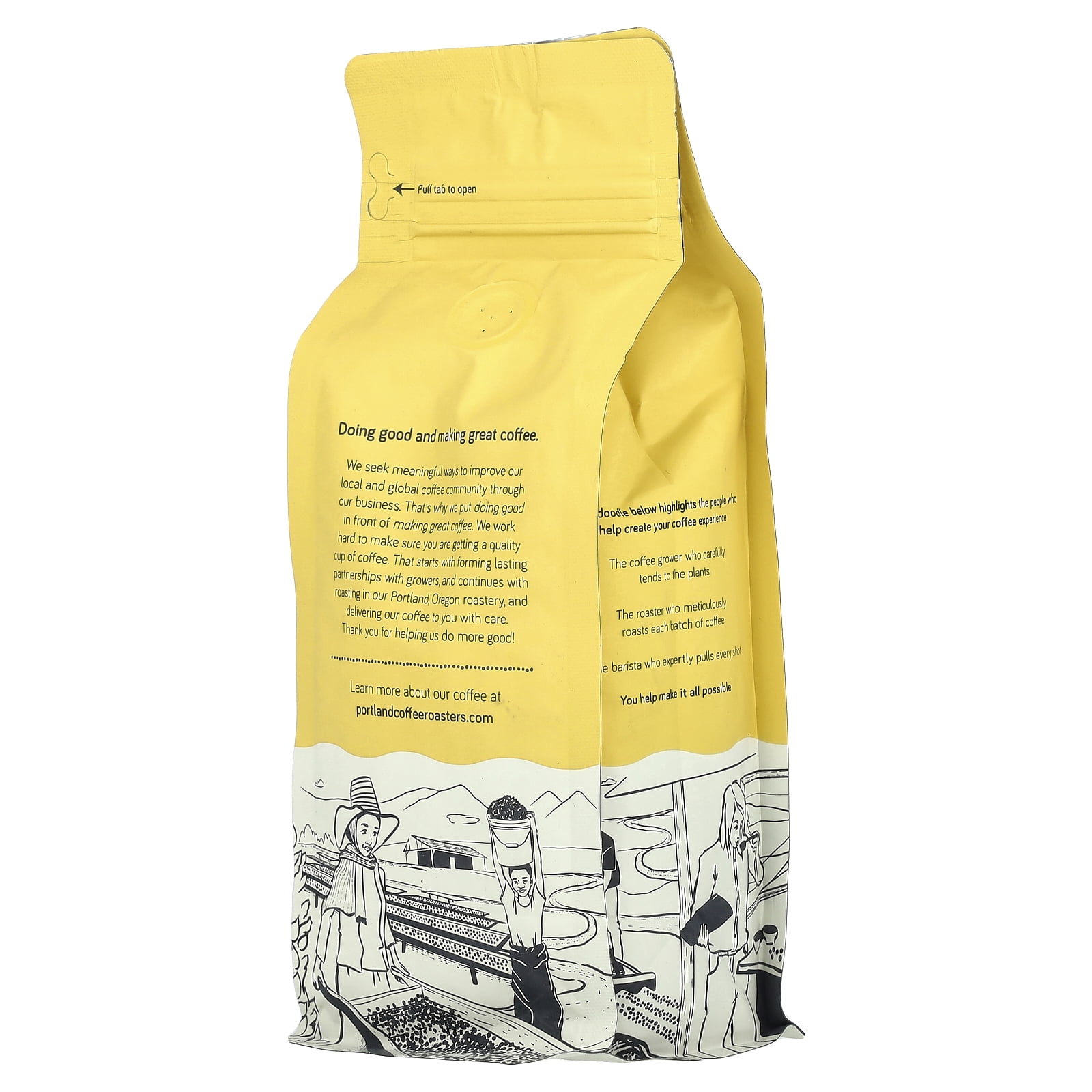Portland Roasting Coffee Whole Bean, French Roast, 12 Oz