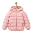 thumbnail image 3 of Esaierr 2-14 Y Baby Kids Hooded Winter down Jacket for Boys Girls Lightweight Puffer down Jacket Windproof Cuffs Warm Coats Zipper Short down Outerwear Tops, 3 of 8