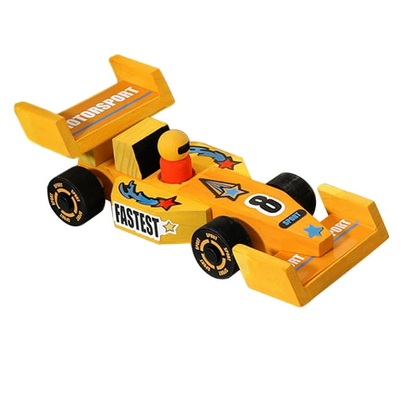 Make Your Own Wood Car Model DIY Wood Car Craft Kits Paintable Arts Crafts Kits Wood DIY Car Toy for Woodworking Boys Girls