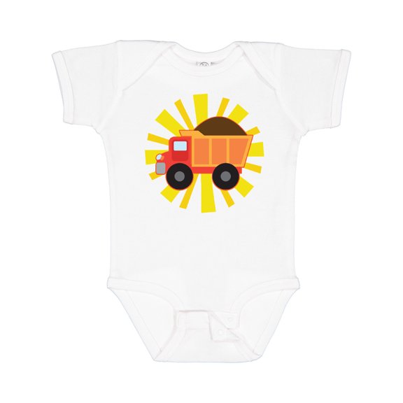 Inktastic Truck Construction Boys Boys or Girls Baby Bodysuit