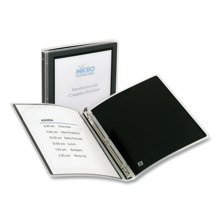 Flexi-View Binder with Round Rings, 3 Rings, 0.5