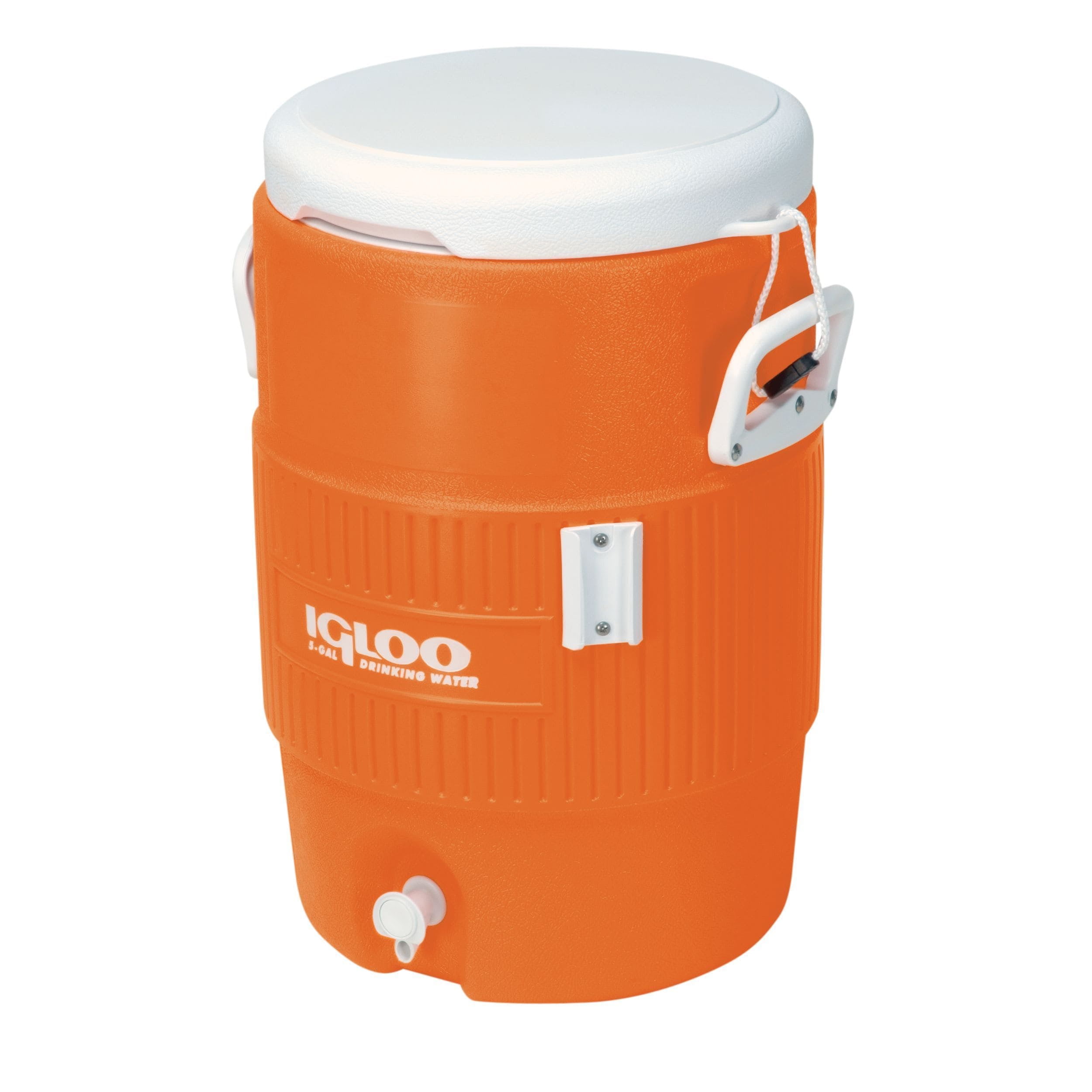 Orange Igloo, Igloo 5 Gallon Beverage Dispenser, Beverage Dispenser