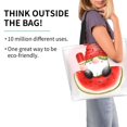 thumbnail image 2 of Fotbe Watermelon Gnome Bolsa Tote Estética de Lona con Estampado para Mujer - Bolsa Reutilizable de Hombro Casual para Vacaciones, Compras, Trabajo y Gimnasio, 2 of 8
