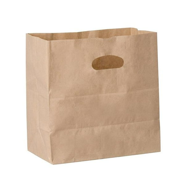 Duro Bag Manufacturing 84245 PEC Kraft Die Cut Handle Shopping Bag; 11