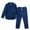 Plaid Blue Black Gray, variant on COUVER Men’s Fleece Pajama Set with Button-Down Top and Drawstring Pants Plaid Green Blue Size M