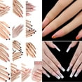 thumbnail image 3 of ROZYARD 600x Almond False Nails Press On Nail French Tip False Nails Ballerinas Full Cover Stick On Nail Manicures Supplies, 3 of 9
