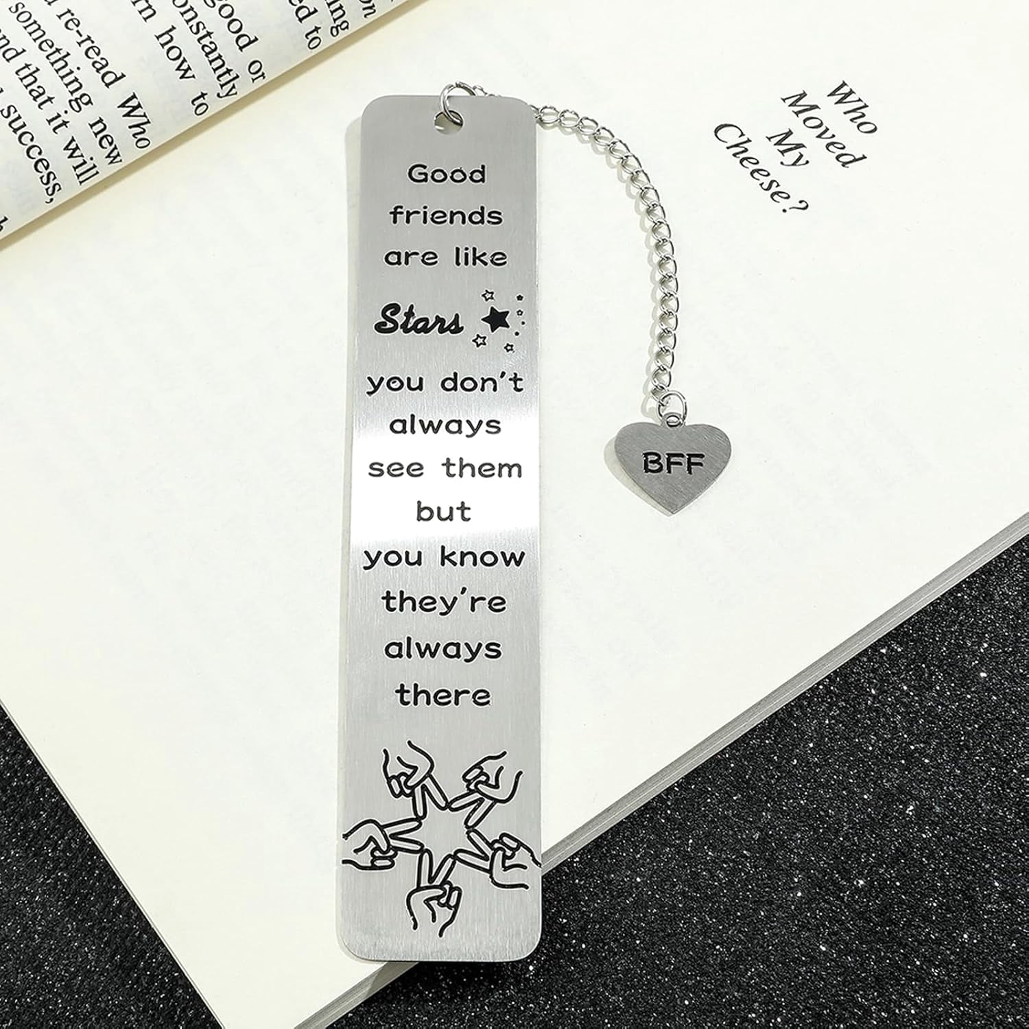 Bookmark Gifts for Best Friend Friendship Gift for Women Christmas Stocking Stuffers Friends Sentimental Gifts for Best Friend Birthday Graduation Gifts for Women Female Friend Gift Ideas
