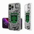 thumbnail image 3 of Austin FC iPhone Paisley Design Clear Case, 3 of 7
