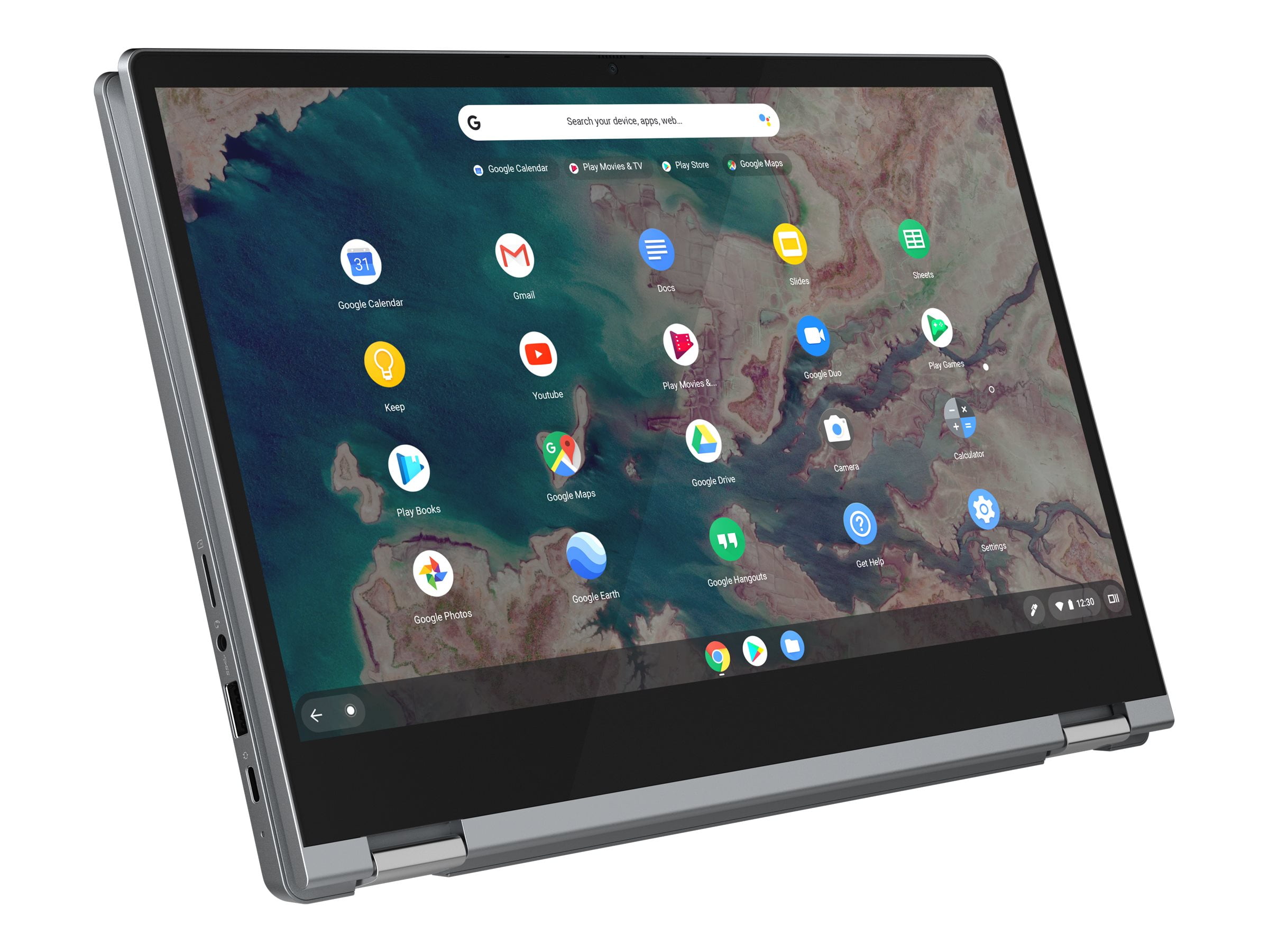 Lenovo Chromebook Flex 5 13IML05 82B8 - Flip design - Core i3 10110U / 2.1 GHz - Chrome OS - 4 GB RAM - 64 GB eMMC eMMC 5.1 - 13.3" touchscreen 1920 x 1080 (Full HD)