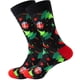 thumbnail image 3 of 1 par de calcetines de hombre con dibujos de Papá Noel, cómodos y modernos calcetines de animales de estilo Harajuku, transpirables, regalo de Navidad con estrellas, directo de fábrica, 3 of 5