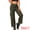 Army Green, variant on Women's Cargo High Waisted Baggy Wide Leg Pockets Pants L Black