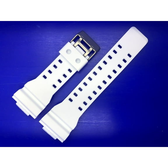 Casio Style Replacement 16mm White Silicone Watch Band