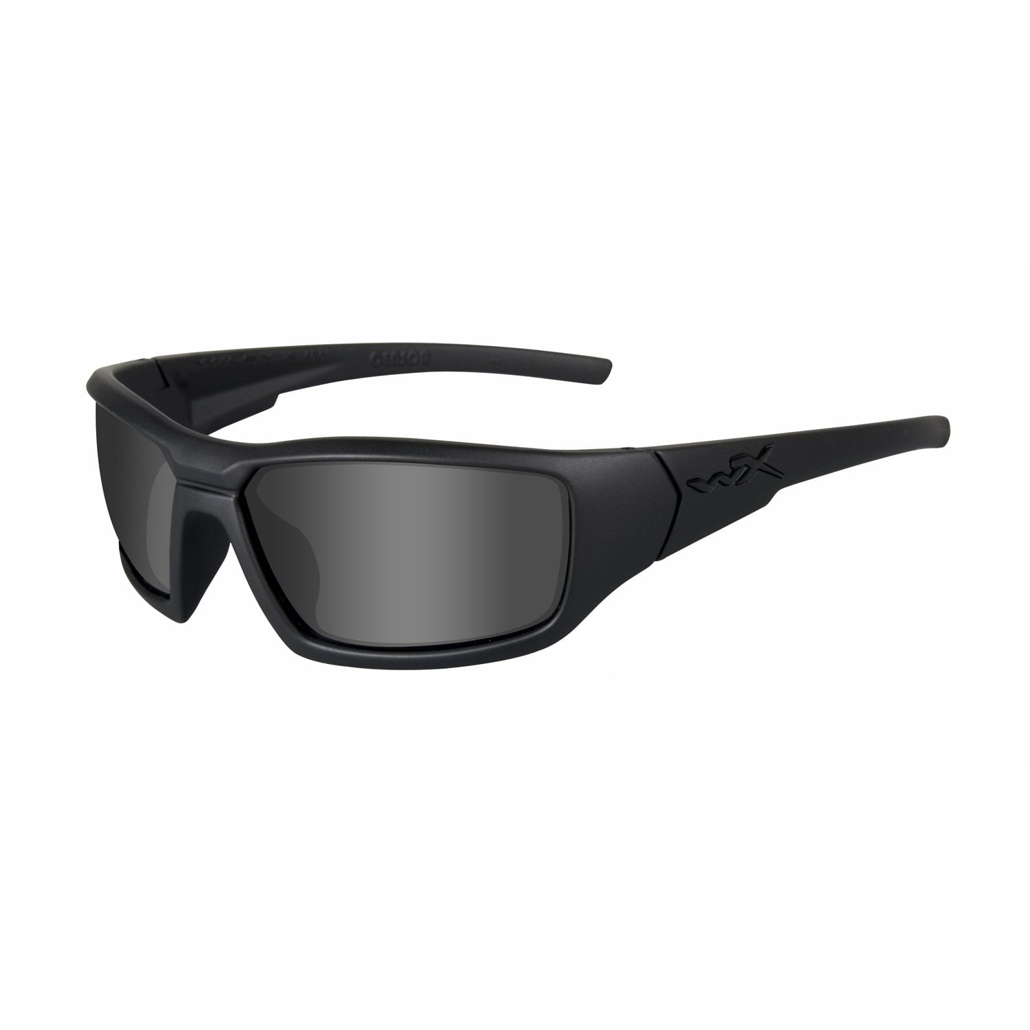 Wiley X WX Censor Black Ops Men's Sunglasses, Polarized Smoke Grey Lens ...