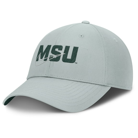 Men's Nike Gray Michigan State Spartans Club Prep Performance Adjustable Hat