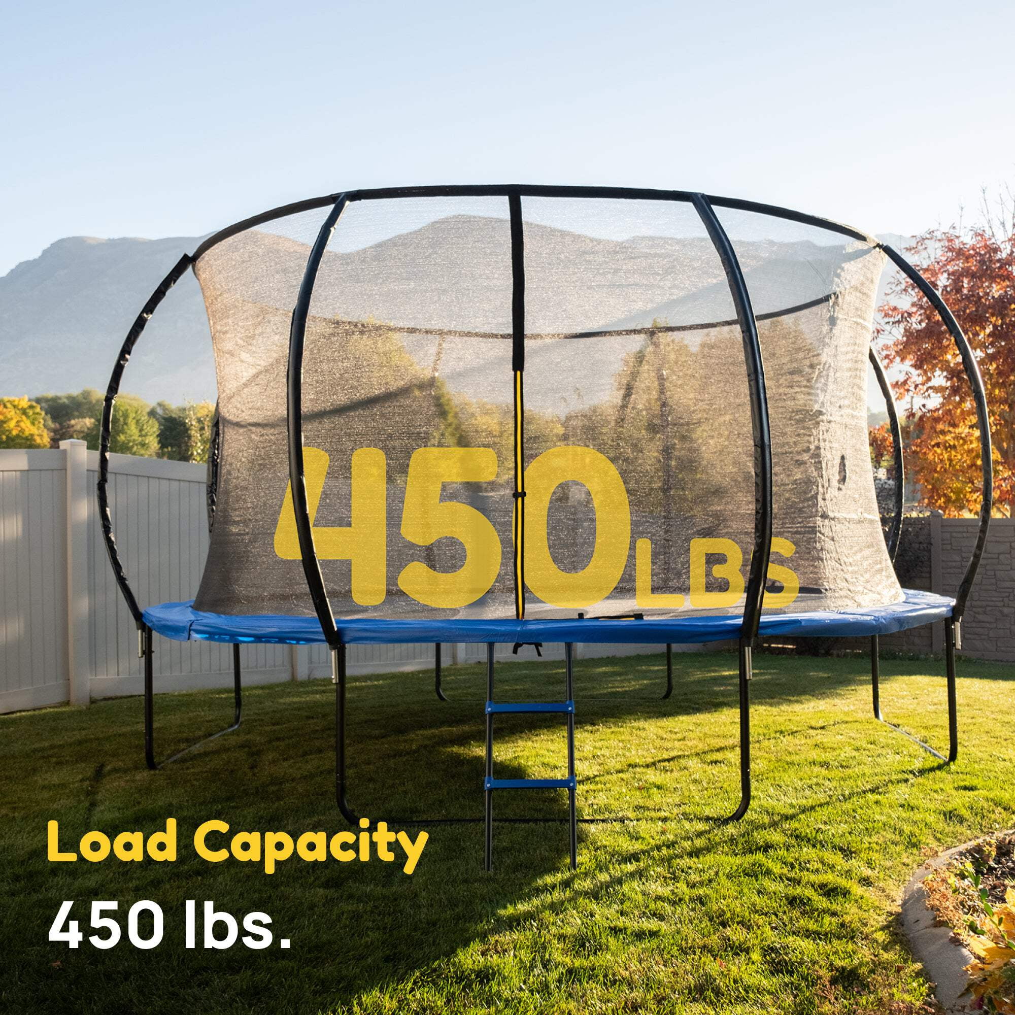 Jump Yeti 12' Round Above Ground Trampoline