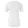 thumbnail image 4 of Women's V Neck Soft Stretch Casual Tee Comfortable Short Sleeve T-Shirt Breathable Lightweight Top for Everyday Wear, 4 of 4