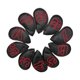 thumbnail image 2 of 10 fundas para cabezas de hierros de golf Fundas para cabezas de hierros de golf Elegante protector Fácil de usar Regalo para Negro, 2 of 9