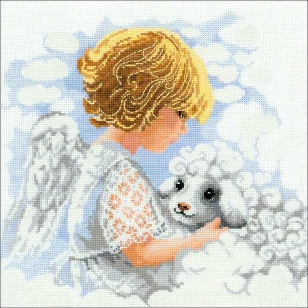 Day Of An Angel Counted Cross Stitch Kit11.75"X11.75" 14 Count