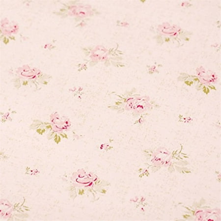 Pink Floral Drawer Shelf Liner Self Adhesive Decorative Contact
