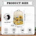 thumbnail image 5 of HELLHERO Daisy Sunflowers Coffee Machine Dust Cover with Hand Strap Univesal Polyester, 5 of 5