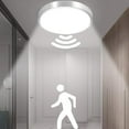 thumbnail image 1 of Motion Sensor Led Ceiling Light,Round Flush Mount Ceiling Light,Wireless Motion Activated Ceiling Lamp White Light,for Stairs Entrance Hallway Garage Bathr A Diameter30cm(12inch), 1 of 8