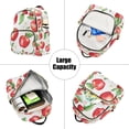 thumbnail image 5 of FORMRS Mini Backpack Purse for Women Travel Daypack Casual Shoulder Bag, White Apple Pattern, 5 of 7