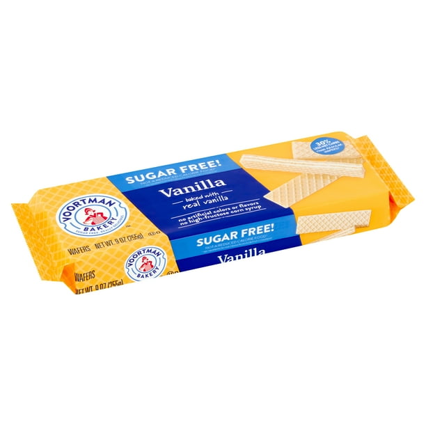 Voortman Bakery Sugar Free Vanilla Wafers 9 Oz Walmart Com Walmart Com