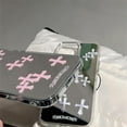 thumbnail image 5 of Compatible with iPhone Case,Luxury Makeup Mirror Cross Full Body Protection Soft Shockproof Cover Phone Case (White,iPhone 12), 5 of 6