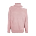 thumbnail image 2 of Suéter Gibobby de invierno de punto 2022 Otoño Invierno rosa S, 2 of 5