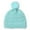 Mint Green, variant on Toddler Baby Boys Girls Knitted Cap Beaniess Pompom Elastics Turban Winter Warm Hat Girls Winter Hats for Ages 7-10 Baby Pool Hat Adjustable Baseball Hat Youth Girl Winter Hats Caps for