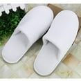 thumbnail image 2 of 10 Pares De Zapatillas Desechables Blancas Con Punta Cerrada - Apto Para La Mayoría De Hombres Y Mujeres - Cómodos / Antideslizantes - Para, 2 of 9