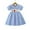 Blue, variant on MUXiin Toddler Baby Girl Back to School Clothes Pre K Smocked Dress Collar Gingham Dress Summer Outfits(6-7 Years,Blue)