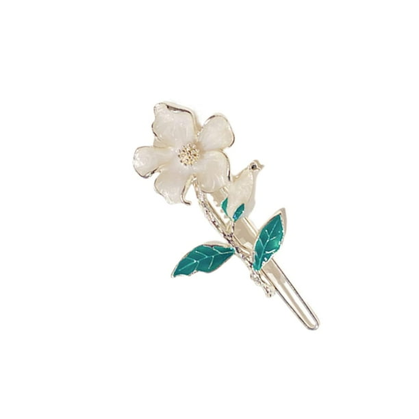 JUSTUP Super fairy small flower hair clips Retro Sophistication hair clips hair accessories ponytail (White) JUSTUP Super fairy small flower hair clips Retro Sophistication hair clips hair accessories ponytail (White)