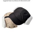 thumbnail image 3 of Thickened Warm Cycling Hat with Ear Protections for During Winter Rides Cycling Beanie Hat Khaki, 3 of 5