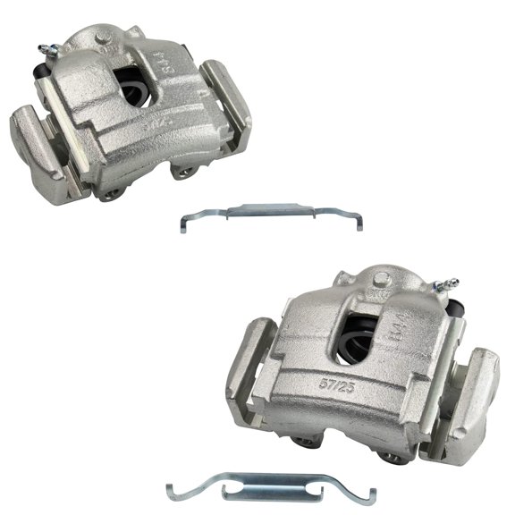 TRQ Front Brake Caliper Set Compatible with 2001-2006 BMW 330Ci 2001-2005 330i 330xi 2007-2008 Z4