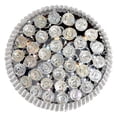 thumbnail image 3 of CWI Lighting Cascade 6 Light Drum Shade Transitional Metal Flush Mount in Chrome, 3 of 5