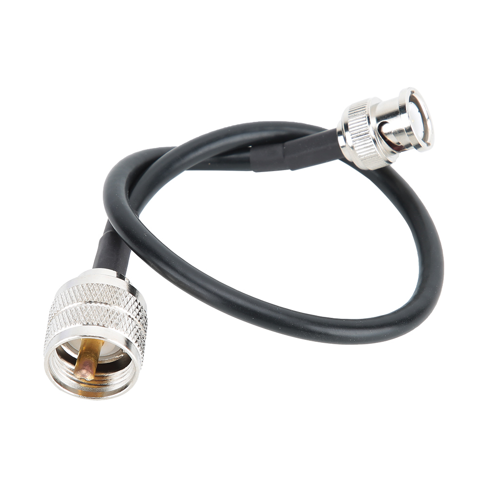 Mgaxyff UHF Male Connector (PL259) To BNC Male, 50 Ohm Coaxial Cable