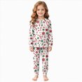 thumbnail image 5 of TOWED22 Girls Boys Christmas Pajamas Set Sleepwear Graphic Pjs Toddler Xmas Funny Graphic Long Sleeve Jammies Kids Holiday Sleepwear,8-9 Y, 5 of 9