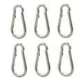 thumbnail image 6 of Heavy Duty Spring Snap Hook Carabiner, 6PCS 3" Stainless Steel Spring Snap Hook Carabiner Clips, Holding Capacity Keychain Buckle for Swing Hammock Gym Outdoor, 6 of 6