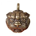 thumbnail image 1 of Colgante de campana,Dijes de llavero de latón con forma redonda,Decoración de jardín china colgante,Campana de viento de latón con forma de bola de Feng Shui,Llavero, 1 of 8