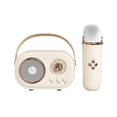 thumbnail image 1 of Feltree Mini Karaoke Machine Karaoke Machine for Kids and Adults Cute Karaoke with Microphone Set Portable Bluetooth Speaker with Microphone Retro Handheld Style For, 1 of 8