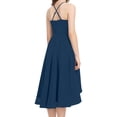 thumbnail image 4 of Sleeveless Halter Backless Kids Girls Party Bridesmaid Dress, 4 of 5