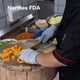 thumbnail image 4 of 2 pares de guantes anticorte de nivel 5, material de calidad alimentaria, guante de trabajo de cocina, descascarado de ostras, fileteado de pescado, corte de carne, tallado, gris, L ER, 4 of 5