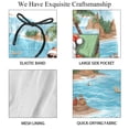 thumbnail image 4 of luoweisi Men's Beach Shorts Quick Dry Swim Trunks with Mesh Lining Santa Claus Vacation L, 4 of 5