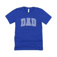 thumbnail image 4 of Checkered Dad Shirt for Men Trendy Vintage Graphic Tee for Cool Father Vintage Royal Shirt Adult Large, 4 of 5