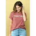 thumbnail image 2 of Spooky Mimi Women's Fashion Relaxed T-Shirt Tee Heather Rouge Medium, 2 of 3