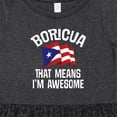 thumbnail image 4 of Inktastic Boricua Means Im Awesome Puerto Rican Girls Toddler Dress, 4 of 5