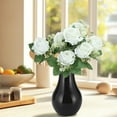 thumbnail image 4 of LanSuare Artificial Roses Flowers Silk Bouquet for Home Office Parties Table Centerpieces Bridal Wedding Decoration, 4 of 7